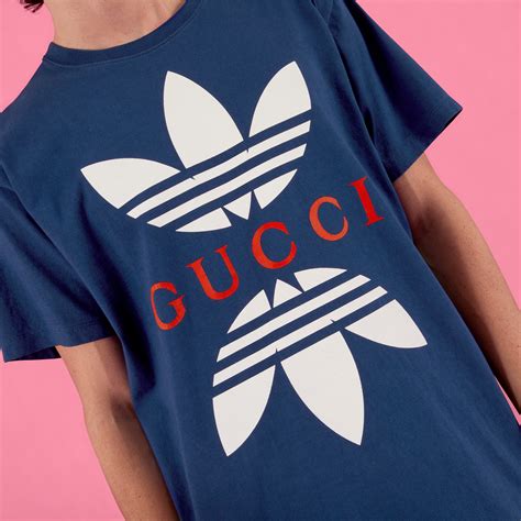 gucci adidas t shirt men|Gucci Adidas loafer.